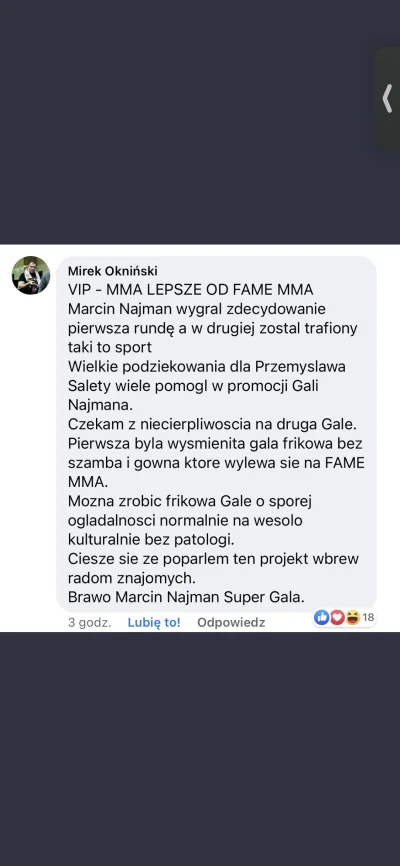 markowian - #mma nie mówcie ze będzie druga gala tego czegoś. W ogole co ten typ pisz...