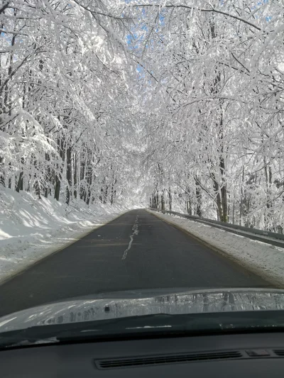fakjubicz86 - Jakiś czas temu wrzucałem zdjęcia #zima z samochodu i się podobało a dz...