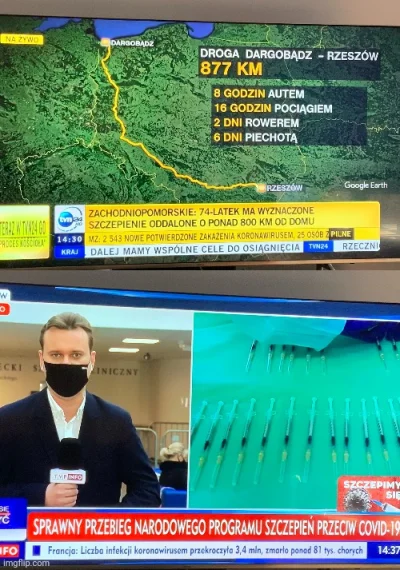 jaroty - TVN24 - staruszkowi wyznaczyli szczepienie 800km od domu

#tvpis - co wy gad...
