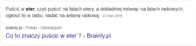 60scnds - @stan-tookie-1: Naciągane to wziąć frazę "umilknąć w eterze" i oskarżać kog...