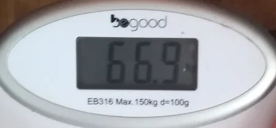 Blueweb - Waga dziś pokazała 66.9. Kalorie to 2000 - 2300 kcal na dobę. Unikam tłuste...
