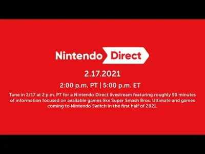bagi1 - Nintendo Direct 
17.02 o 23:00

#nintendoswitch