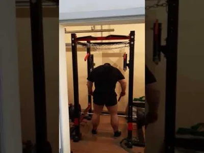 IntruderXXL - #!$%@? ciąg dalszy :) Dzisiaj 1RM rack pull, poprzedni rekord 330kg, po...