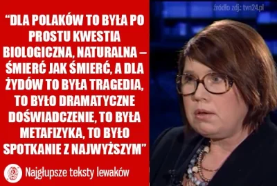 BezDobry - To jest przykład "inteligencji" współautorki książki "Dalej jest noc". Pan...