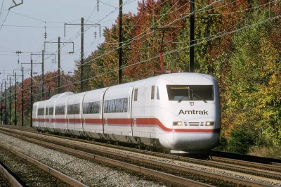 FrankJUnderwood - Skład typu ICE 1 używany przez spółkę Amtrak w trakcie testów na tr...