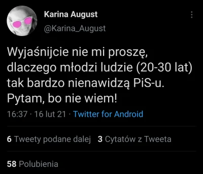 Qba1996 - Pomożemy Karinie? Wśród komentarzy garstka cennych informacji, ale głównie ...