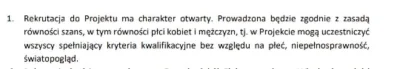 nijo - >równość szans
dodatkowe 5 pkt dla kobiet za płeć
Wybierz jedno