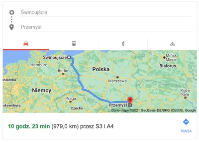 KFM - @spoxman: Ze Świnoujścia do Przemyśla nawet 979 km...