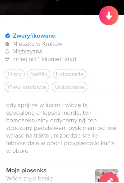 G.....n - jakie szanse z takim opisem?
#tinder
#kapitanbomba