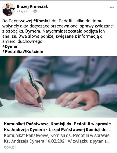 saakaszi - Błażej Kmieciak to przewodniczący komisji ds. Pedofilii. Był ekspertem Ord...