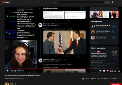 bianco86 - Oglądam sobie randomowego youtubera komentującego jakieś bekowe konto na t...