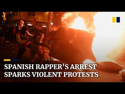 I.....o - Anarchistyczne zamieszki w Hiszpanii po aresztowaniu lewicowego rapera któr...