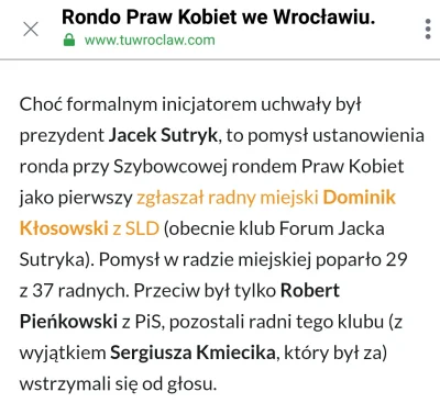 mroz3 - Rondo koło Astry będzie nosiło nazwę Praw Kobiet
#wroclaw