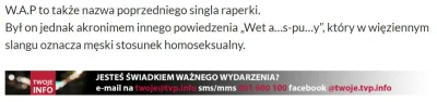 Fajoski - Pozdrowienia dla asa aparatczyka z TVP Info, dla którego skrót "Wet Ass Pus...