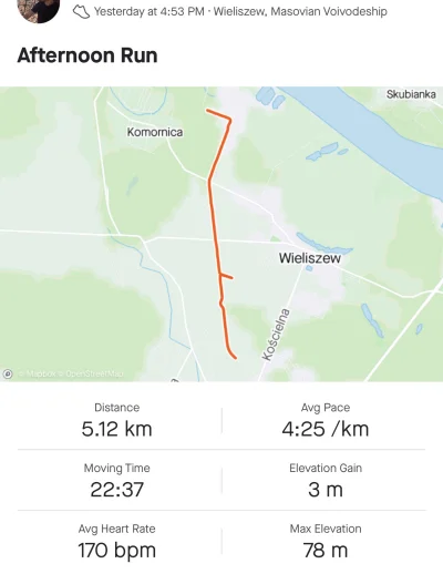 aspk - Wczorajsze bieganie było podzielone na dwa etapy. Pierwsze 5 km w całkiem znoś...