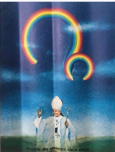 lewackigad - Plakat promujący pielgrzymkę JP2, 1983 rok ¯\\(ツ)\/¯
#bekazprawakow #neu...