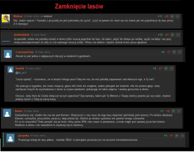 RamzesXIII - @DunningKruger: ostatnio przeglądałem znalezisko o zamknięciu lasów sprz...