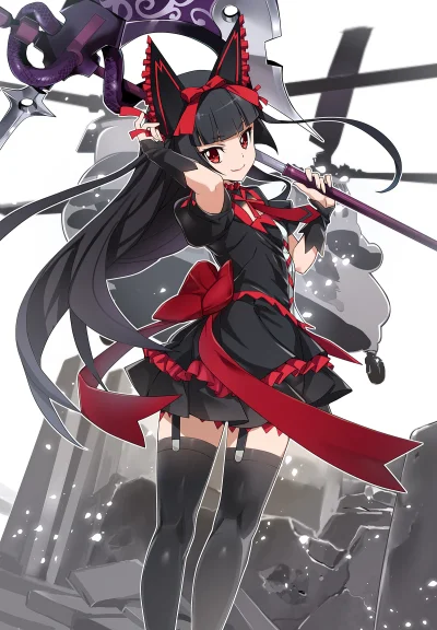 l.....f - #randomanimeshit #gate #gatejieitaikanochinitekakutatakaeri #rorymercury #z...