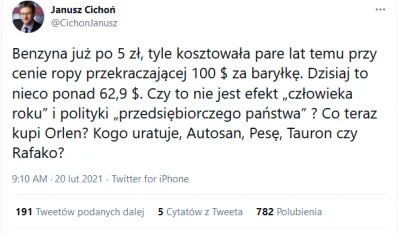 Xianist - Janusz Cichon podsumował Obajtka i innych działaczy polskiej prawicy.

SP...