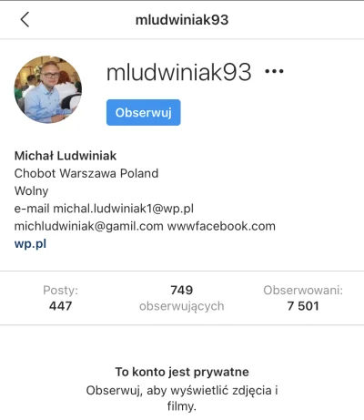 michal36272 - #ludcel już się obsral wykopków i ustawił konto na prywatne ( ͡° ͜ʖ ͡°)...