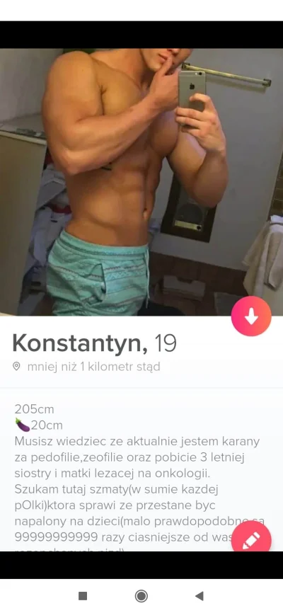 AbZu_Raymond - @Onkosfera: xDDDDDDDDD, tinderowe konto tego slayera zebrało SETKI pol...