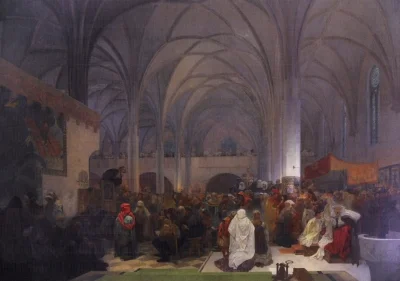 Anagama - Kazanie Mistrza Jana Husa w kaplicy betlejemskiej - Alfons Mucha
8 obraz z...