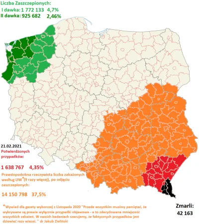 Cierniostwor - Koronawirusem zaraziło się już oficjalnie 1 638 767 osób w całej Pols...