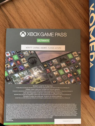 lawrence_krk - Łapcie kod na Xbox Game Pass Ultimate 14 dni 

Mnie się nie przyda, wi...
