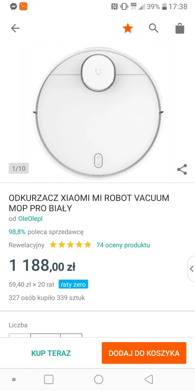 Slash_ - Ma ktoś może ten odkurzacz? W tej kasie można kupić coś lepszego? Mieszkanie...