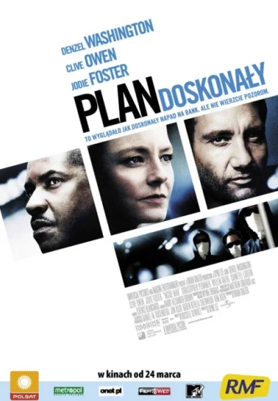 CeZiK_ - Plan doskonały (2006) na TVN o godzinie 20:05.

#film #filmy #filmnawieczo...