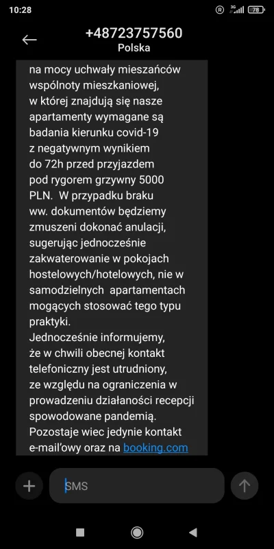 Pedroo - Mirki, wykupiłem nocleg w Krakowie przez booking.com w tamten piątek i dzisi...