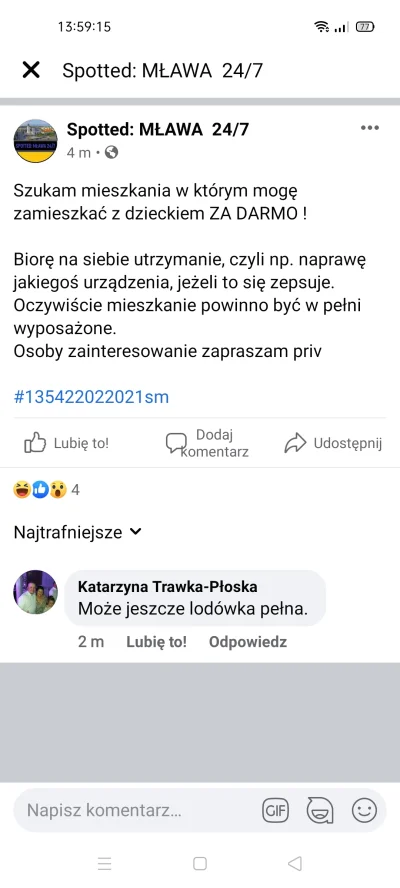 lossiemkos89 - Mam bombelka to mi się mieszkanie za darmo należy kwiii #patologiazmia...