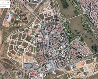 acars - Hiszpanie zbudowali w Meridzie siatkę ulic wraz z infrastrukturą, przy któryc...