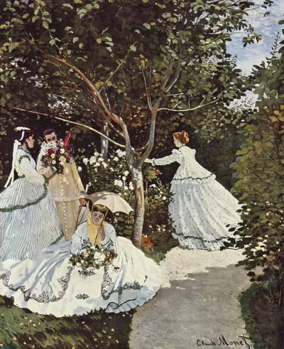 thetrumpist- - Claude Monet - Kobiety w ogrodzie

#malarstwo #sztuka #francja #este...