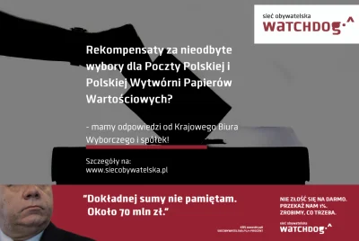 WatchdogPolska - Publikujemy dokumenty związane z rekompensatami dla Poczty Polskiej ...