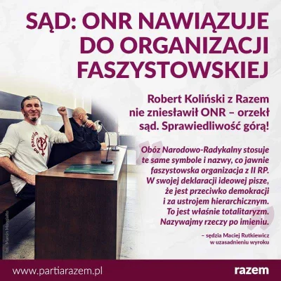 Koliat - Ojoj, jednak okazuje się że ONR ma więcej niż mniej wspólnego z faszystami. ...