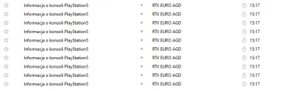 Rabusek - Dostałem 30 maili o rezerwacji PS5 od RTV euro agd, chce ktoś? Chętnie odda...
