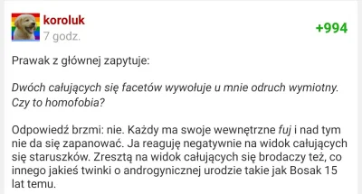 defkor - Jak wylaczasz wewnetrzne "fuj", gdy piszesz publicznie, ze nie przeszkadza c...