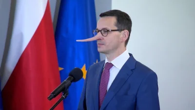 A.....3 - Mateusz "Pomyłka" Morawiecki vel Pinokio a wystrugał go Jarosław "Zawsze Dz...
