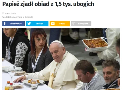 TetraHydroCanabinol - A pamiętacie jak skutecznie papież Franciszek walczył z ubóstwe...