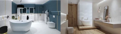 ly000 - Mirki, który styl łazienki ładniejszy?
#mieszkanie #mieszkaniedeweloperskie ...