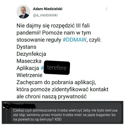 Namarin - Ten rząd jest poważny. Minister zdrowia wie co to kropka i kiedy należy ją ...