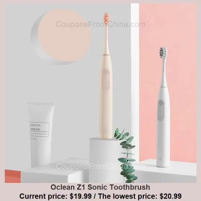 n_____S - Oclean Z1 Sonic Toothbrush dostępny jest za $19.99 (najniższa: $20.99)
Lin...