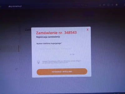 nowywinternetach - Co to ta rejestracja zamówienia na telefon allegro? Oszust pewnie,...