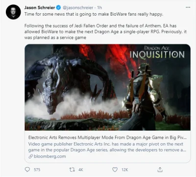 jaqqu7 - Anthem umarł za grzechy EA i BioWare, by (możliwe że) dać zbawienie czwartej...