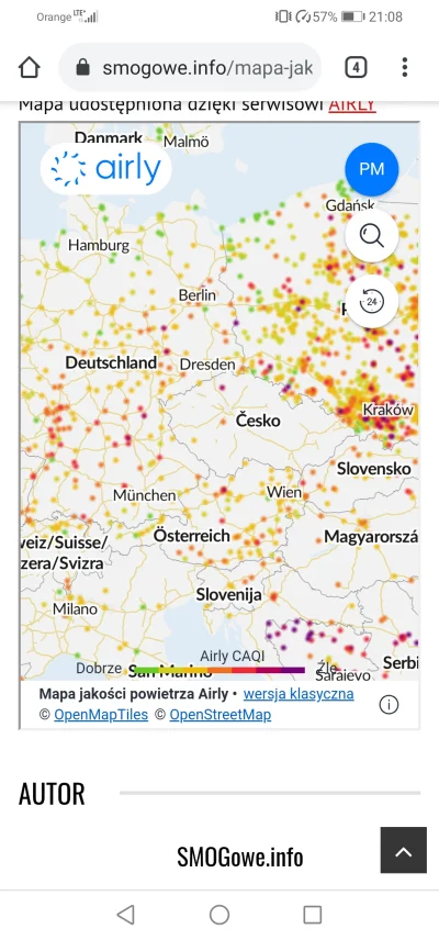 Sojah - W Niemczech też źle z powietrzem a węglem nie ogrzewają... 

#smog
