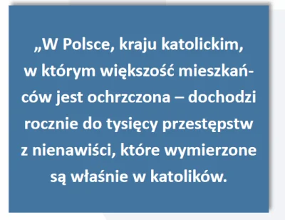 g.....a - Miliony katolików cierpią katusze.