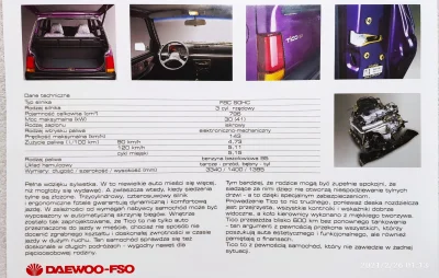 r5678 - #motoryzacja 
Broszura reklamowa Tico.
Polecam opis zachęcający do zakupu.