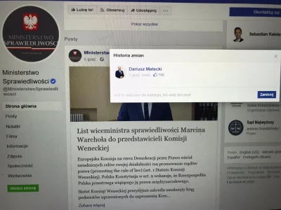 g.....a - Zarządza m.in profilem ministerstwa sprawiedliwości na facebooku: