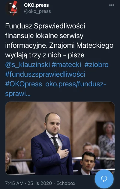 g.....a - W dziwny sposób powiązany także ze środkami z "Funduszu Sprawiedliwości".